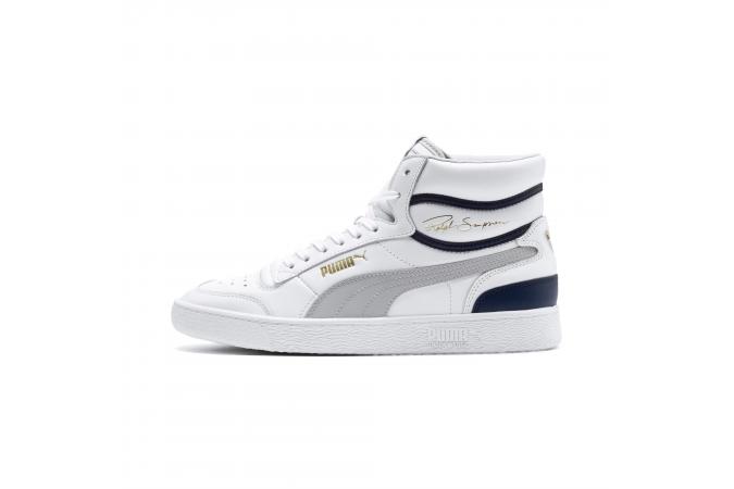 Zapatillas Ralph Sampson Mid Blanco/Violeta/Gris